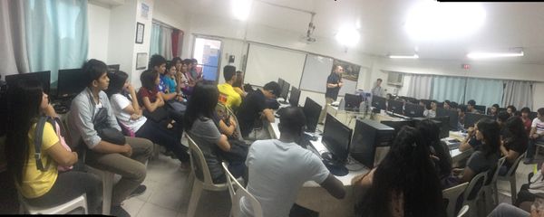 Security talk at University of Luzon, Dagupan City Philippines
